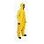 Macacão De Chuva Pvc Forrado Impermeável Amarelo Brascamp - Imagem 3