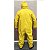 Macacão De Chuva Pvc Forrado Impermeável Amarelo Brascamp - Imagem 4