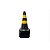 CONE RIGIDO PRETO E AMARELO 50 CM PLASTCOR - Imagem 3
