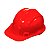 CAPACETE DE SEGURANÇA C/CARNEIRA VERMELHO PLASTCOR CA 31469 - Imagem 1