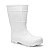BOTA DE PVC GALOCHA BRANCA COM FORRO CA32178 CRIVAL - Imagem 1