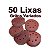 50 Discos De Lixa 125mm 5" Alto Colantes Grãos Variados - Imagem 3
