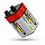 BATERIA SINALIZADOR 4R25 - 6V - LUNAR - Imagem 1