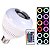 Lampada bluetooth de led caixa de som com controle remoto 12W - Imagem 2