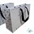 Sacola de Papel Personalizadas Branca Alças de Cetim Tamanho 18X30X08cm kit com 10 unidades - Imagem 1