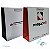 Sacola de Papel Personalizadas Branco Alças Cordão de Nylon tamanho 22X20X08cm kit com 10 unidades - Imagem 3