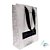 Sacola de Papel Personalizadas Branco Alças de Cetim tamanho 27X20X08cm kit com 10 unidades - Imagem 1