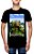 Camiseta blusa preta Infantil minecraft personalizada com seu nome - Imagem 2