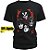 Camiseta blusa preta personalizada bandas kiss - Imagem 1