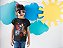 Camiseta blusa preta Infantil Stranger things - Imagem 3