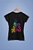 Camiseta blusa preta baby look feminina banda coldplay - Imagem 3