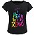 Camiseta blusa preta baby look feminina banda coldplay - Imagem 1