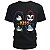 Camiseta blusa preta Infantil bandas Kiss Kids - Imagem 1