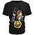 Camiseta blusa preta Infantil bandas guns in roses Kids - Imagem 1