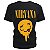 Camiseta blusa preta Infantil bandas nirvana Kids - Imagem 1