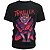 Camiseta blusa preta Infantil bandas Michael Jackson thriller Kids - Imagem 1