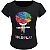 Camiseta blusa preta baby look feminina banda coldplay - Imagem 1