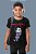 Camiseta blusa preta Infantil bandas marilyn manson Kids - Imagem 2