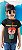 Camiseta blusa preta Infantil bandas david bowie Kids - Imagem 3