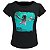 Camiseta blusa preta baby look feminina banda nirvana nevermind - Imagem 1