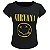Camiseta blusa preta baby look feminina banda nirvana - Imagem 1
