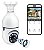 Camera Seguranca Wifi Ip Sem Fio 360 Com Encaixe Lampada Bocal Rosca App Yoosee Ptz - Imagem 1