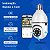 Camera Seguranca Wifi Ip Sem Fio 360 Com Encaixe Lampada Bocal Rosca App Yoosee Ptz - Imagem 2