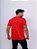 Camiseta Lisa Básica Masculina 100% Poliéster Vermelha - Imagem 2