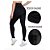 Kit 5 Calça Legging Suplex Academia Fitness Preto - Imagem 5