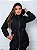 Jaqueta ParKa Sarja Feminina Dupla Face Preta - Imagem 1