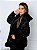 Jaqueta ParKa Feminina Dupla Face Nylon/Peluciada Preto - Imagem 5