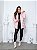 Jaqueta ParKa Feminina Dupla Face Nylon/Peluciada Rosa - Imagem 2