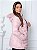 Jaqueta ParKa Feminina Dupla Face Nylon/Peluciada Rosa - Imagem 3