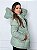Jaqueta ParKa Feminina Dupla Face Nylon/Peluciada Verde - Imagem 3