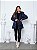 Jaqueta ParKa Feminina Dupla Face Nylon/Peluciada Azul - Imagem 4