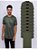 Kit 10 Camisetas Básicas Lisa Manga Curta 100% Poliéster Verde Militar - Imagem 1