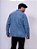 Jaqueta Jeans Destroyed Masculina Com Bolso - Imagem 2