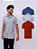 Kit Com 3 Camisetas Gola Polo 100% Algodão - Imagem 1