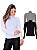 Kit 3 Blusas Femininas Manga Longa Gola Alta Viscolycra - Imagem 1