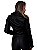 Jaqueta Feminina Slim em Couro Fake Zíper Lateral - Preto - Imagem 6