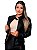 Jaqueta Feminina Slim em Couro Fake - Preto - Imagem 2