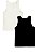 Kit 2 Regatas Masculina Plus Size 100% Poliéster P/B - Imagem 1