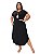 Vestido Camiseta Maxi Longo com Fendas Plus Size - Imagem 2