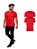 Kit 2 Camisetas Básicas Lisa Manga Curta 100% Poliéster - Imagem 1
