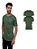 Kit 2 Camisetas Básicas Lisa Manga Curta 100% Poliéster - Imagem 5