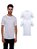 Kit 2 Camisetas Básicas Lisa Manga Curta 100% Poliéster - Imagem 8