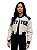 Jaqueta Feminina Couro Fake Curta Modelo College Better - Imagem 5