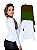 Conjunto Com 3 Camisetas Manga Longa Feminina Colorida - Imagem 1