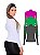 Kit 3 Blusas Femininas Manga Longa Gola Alta Colorido - Imagem 4