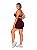 Conjunto Academia Fitness Top Alcinha com Bojo Short Marrom - Imagem 2